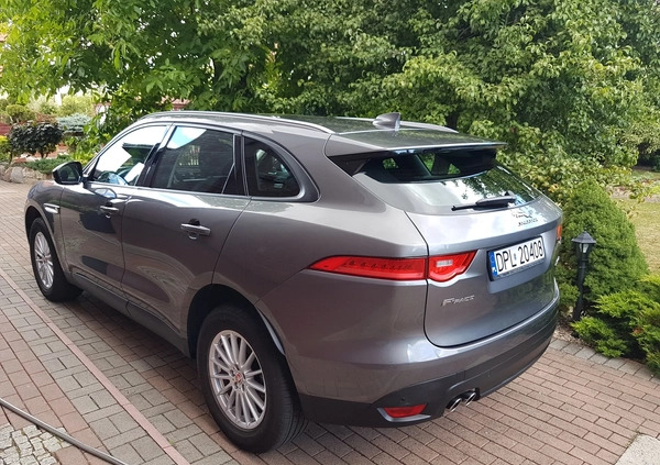 Jaguar F-Pace cena 119000 przebieg: 87000, rok produkcji 2016 z Głogów małe 46